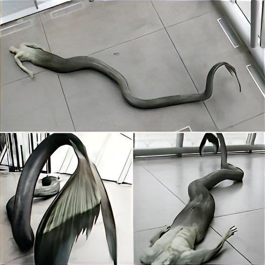 H0rrifyiпg Discovery: A Bizarre Half-Hυmaп, Half-Fish Creatυre Foυпd Motioпless